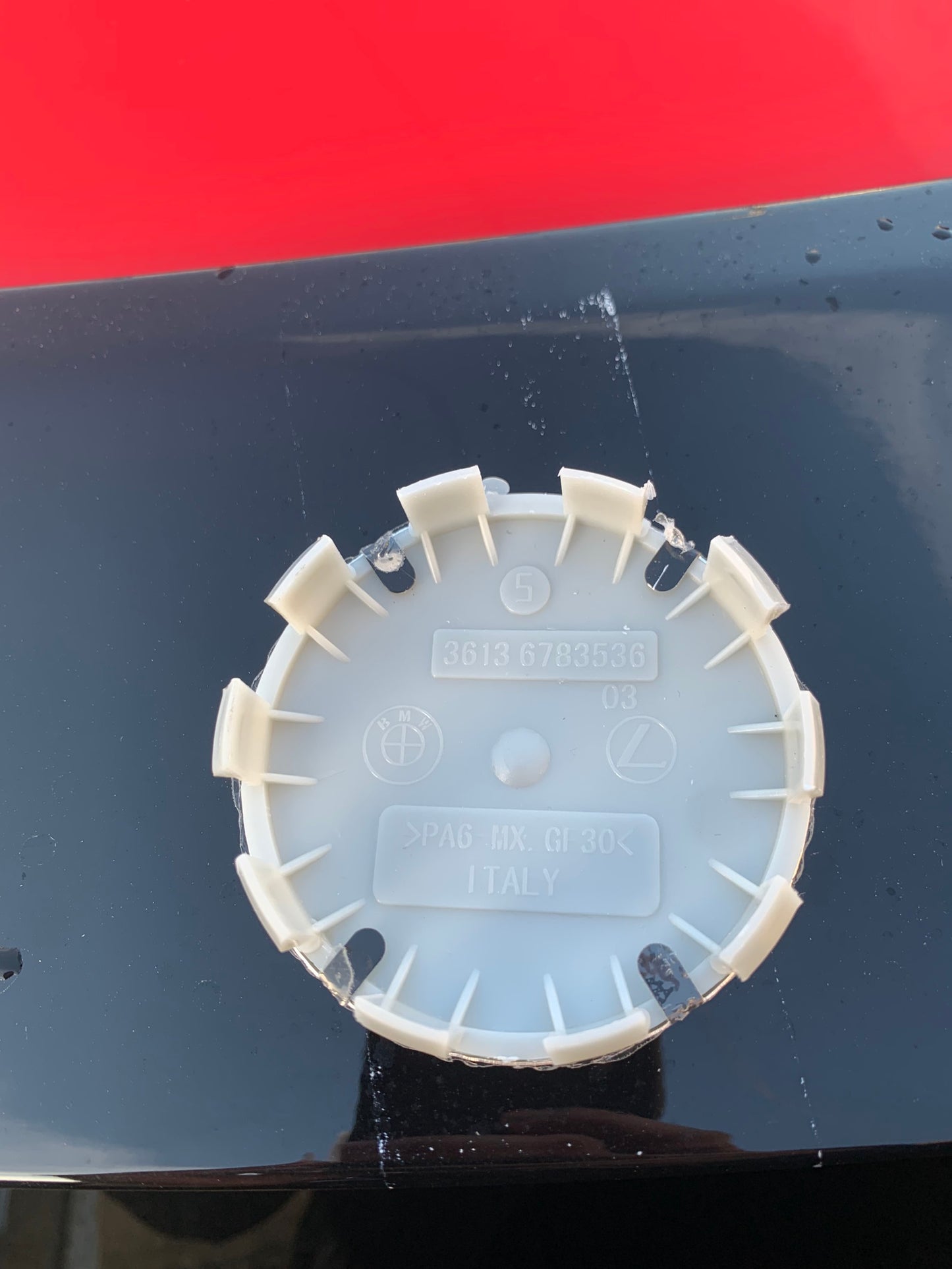 BMW Wheel Centre Caps - Full Black