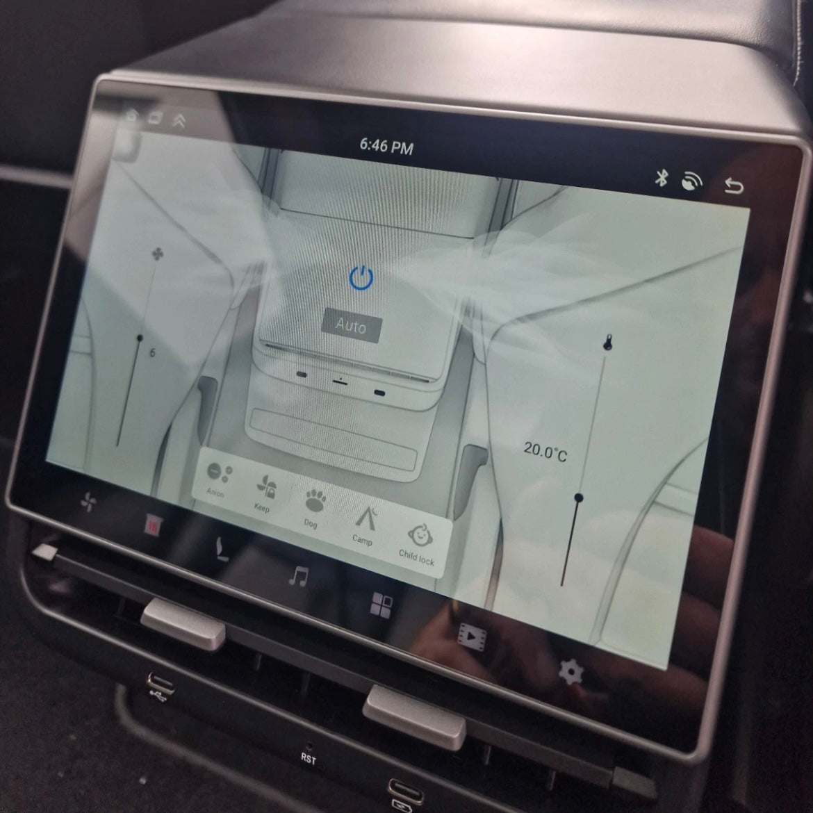 8.66” Rear Entertainment Screen for Tesla